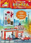 COBI Action Town REMIZA STRAŻACKA książeczka + minifigurka Nowa