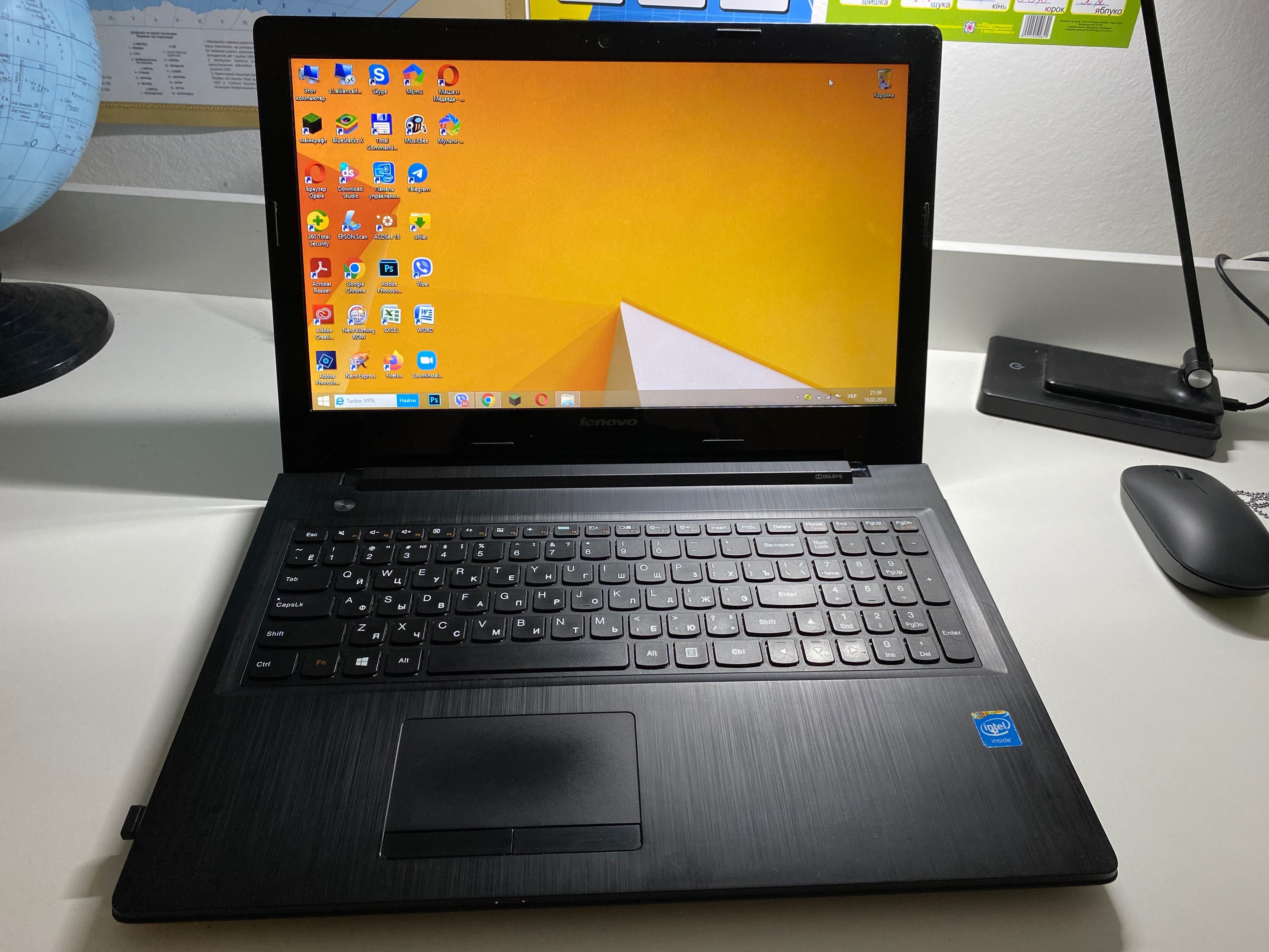 Ноутбук Lenovo Екран 15.6"  HDD 500 gb, RAM 4 gb