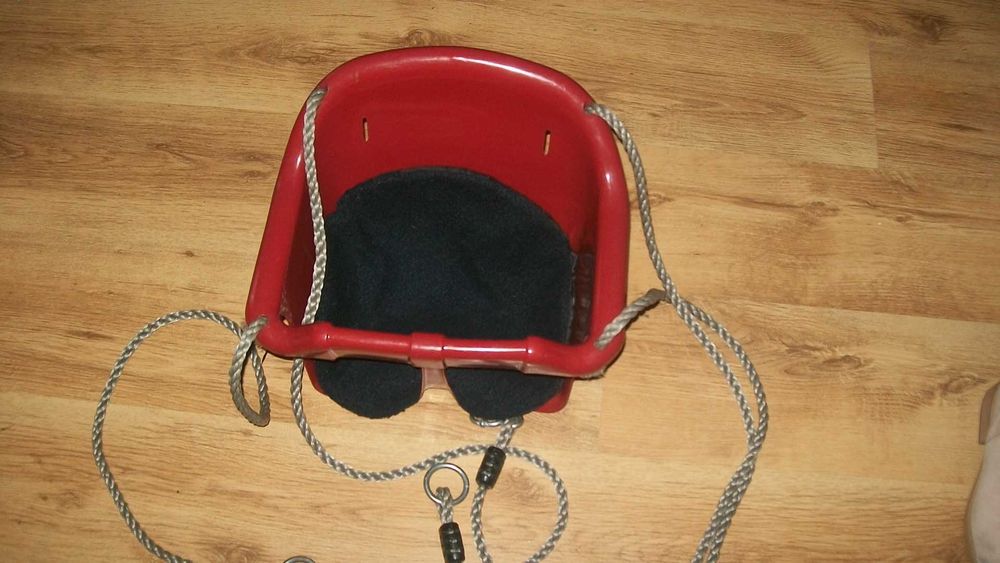 huśtawka z poduszką jak nowa kolory, rowerki