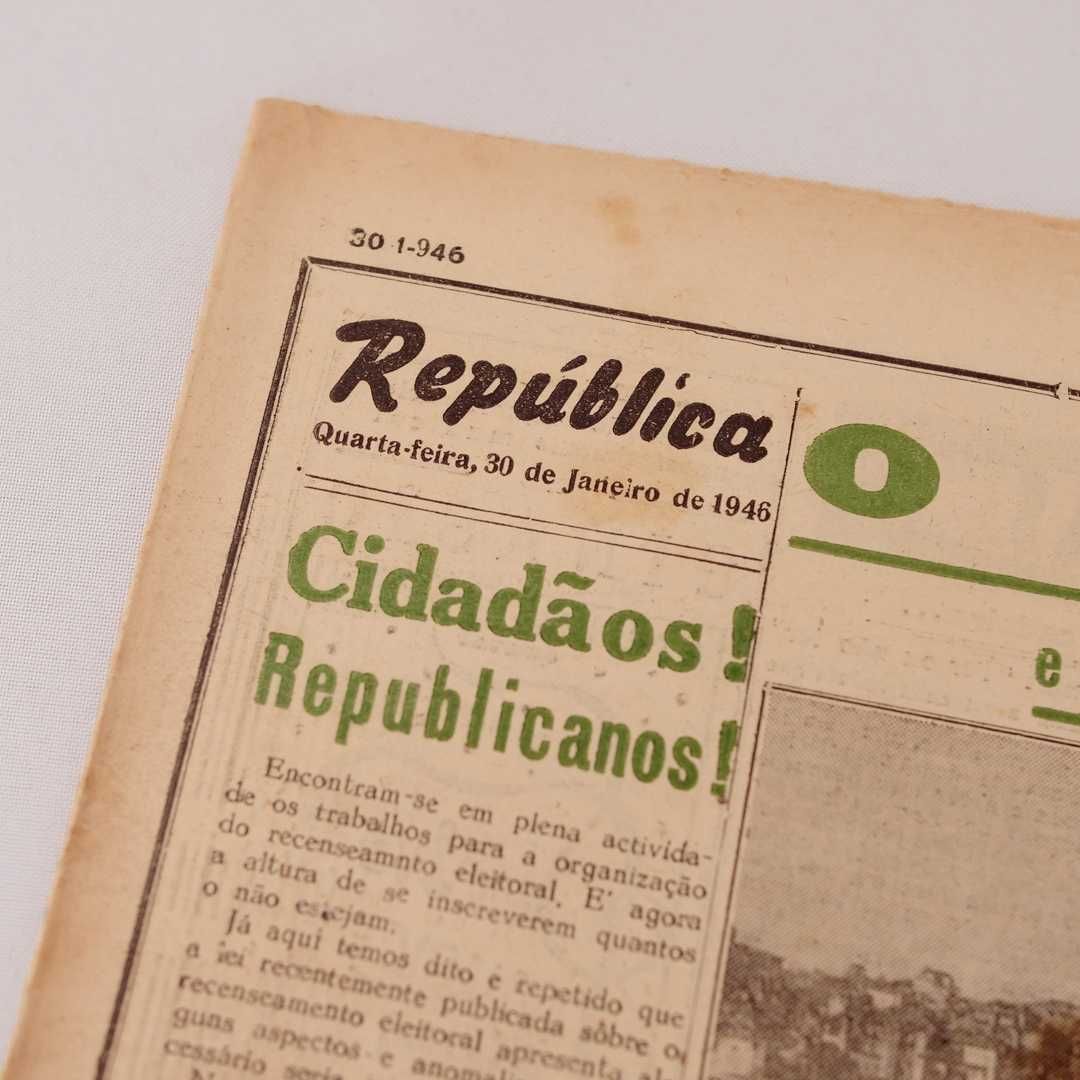 Jornal "A República" - 30 de janeiro de 1946