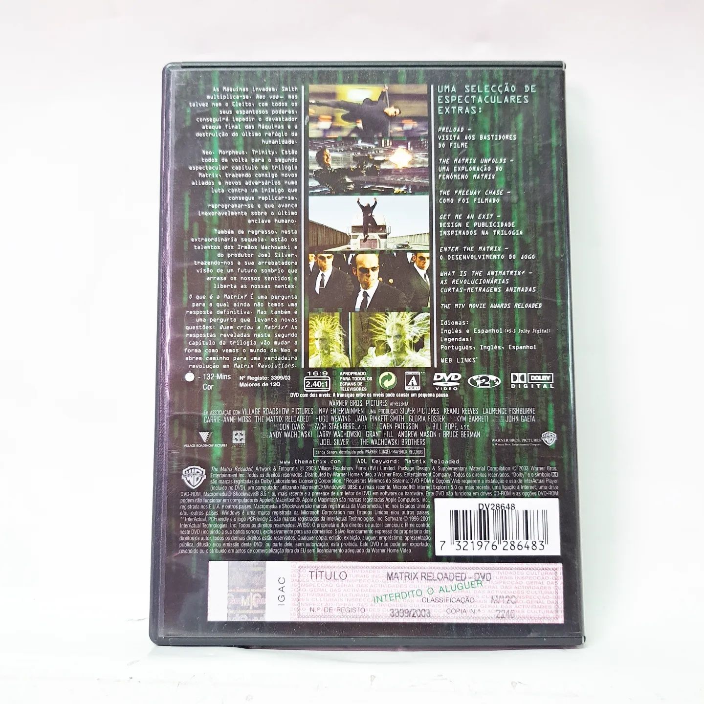 DVD Matrix . Pack 4 filmes