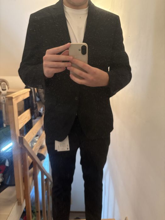 Garnitur czarny męski