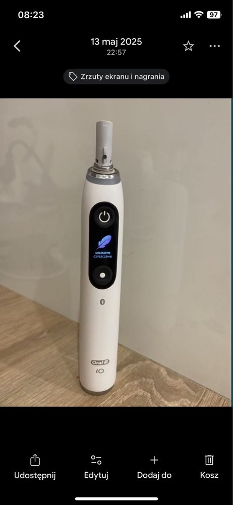 Szczoteczka OralB IO9 White