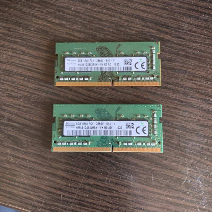 Оперативна памʼять 4,8,16 gb hynix 2666v