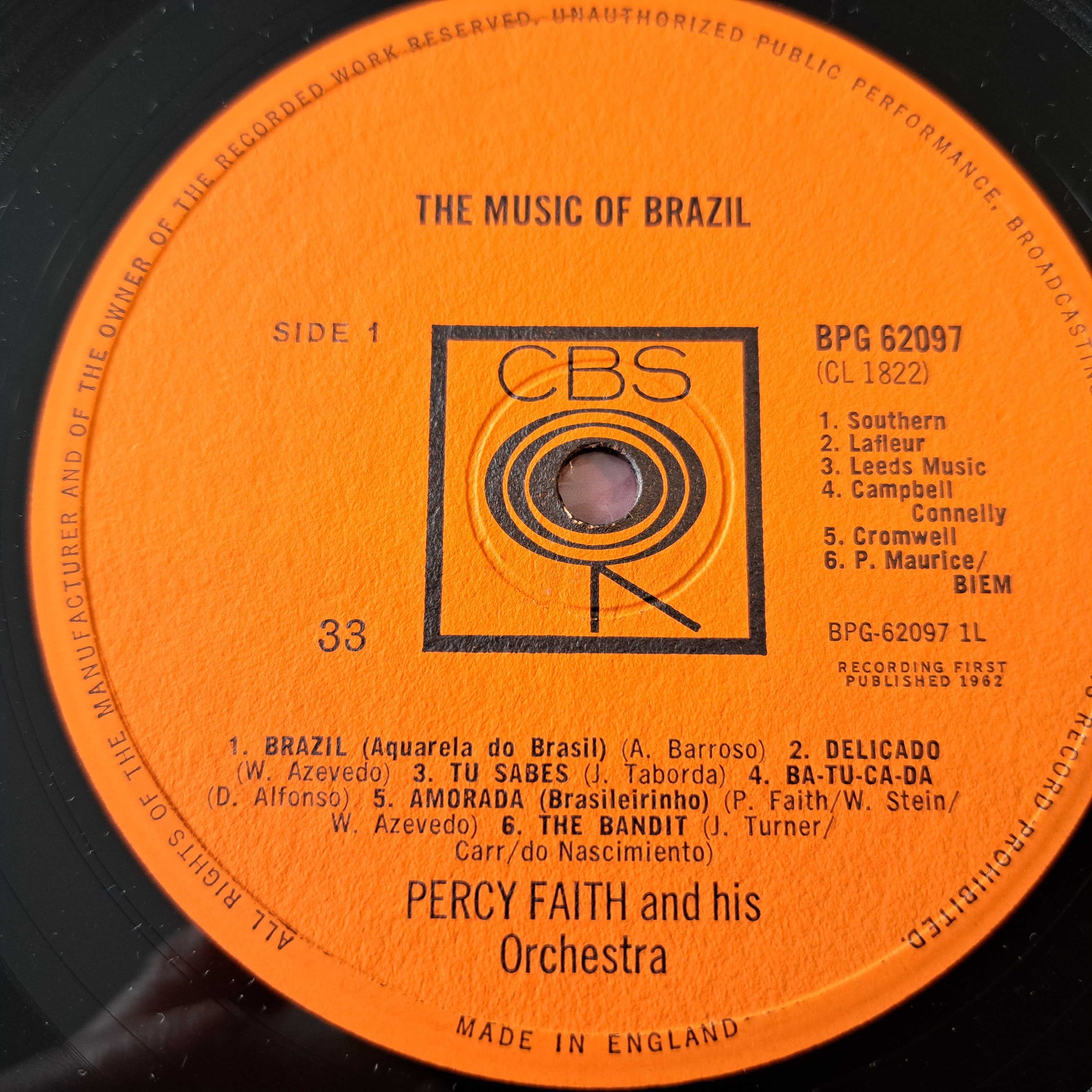 Płyta winylowa  Percy Fight - The Music of Brazil