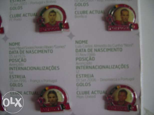 Pins da selecção nacional Portuguesa