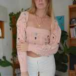 Conjunto top+casaco ZARA
