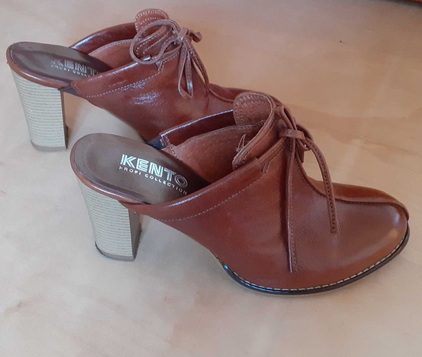 Сабо жіночі, шкіряні/розмір 37