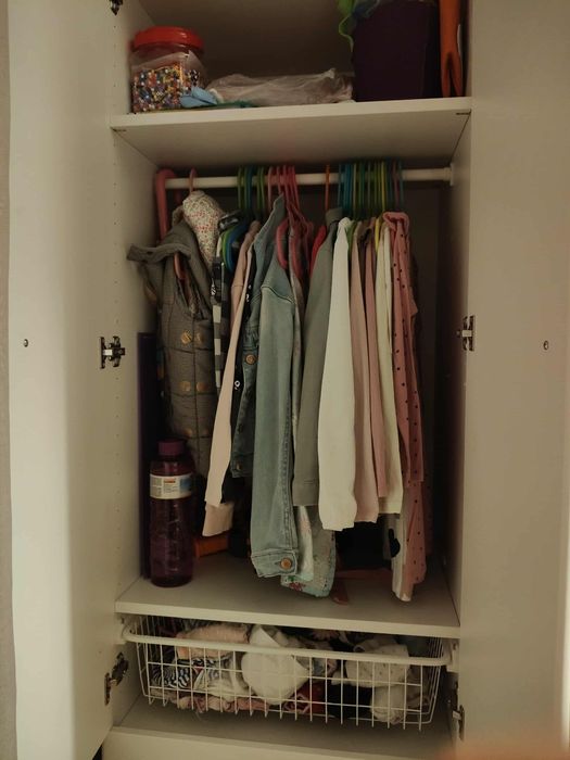 Zestaw mebli dla dzieci ikea szafg szafki białe szuflady