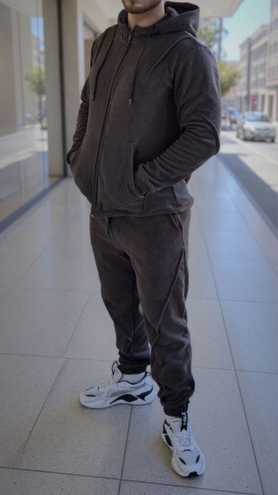 Чоловічий флісовий спортивний костюм теплий