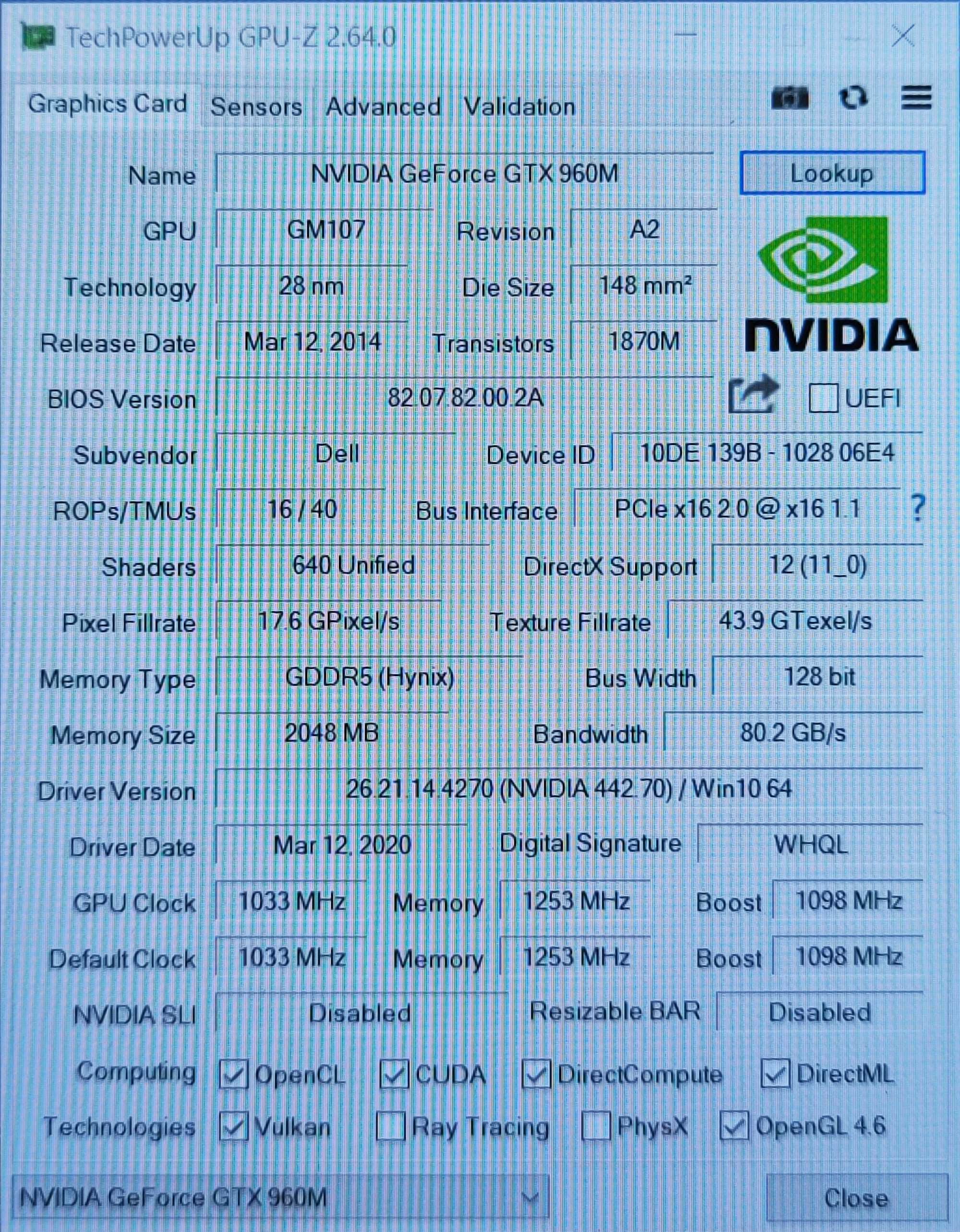 Ноутбук Dell XPS 15 9550 i7-6700HQ/16Gb/256SSD/Nvidia GTX 960M