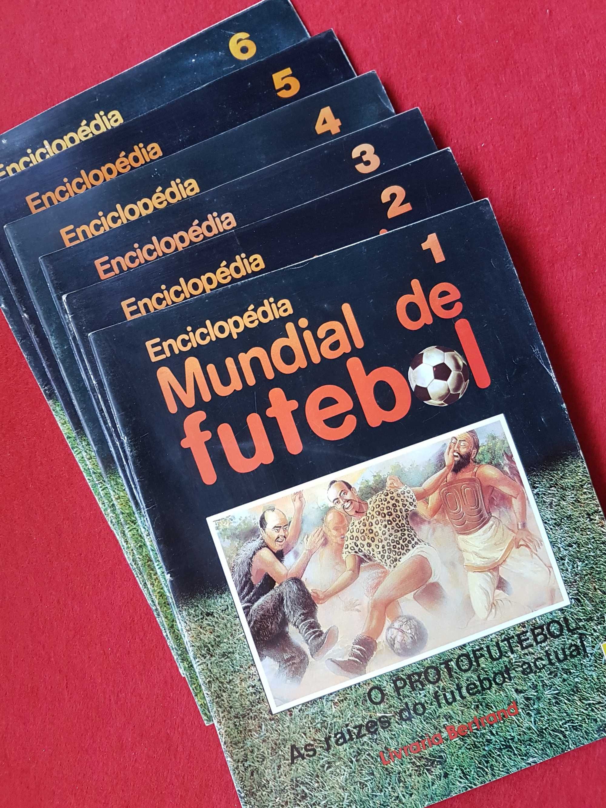 Enciclopedia Mundial de Futebol  (Livraria Bertrand ) tudo 10 Eur