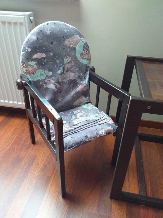 Stolik i krzesełko dla dziecka drewniane