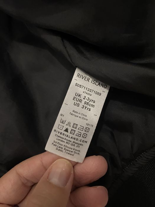 Курточка бомбер river island 98 розмір