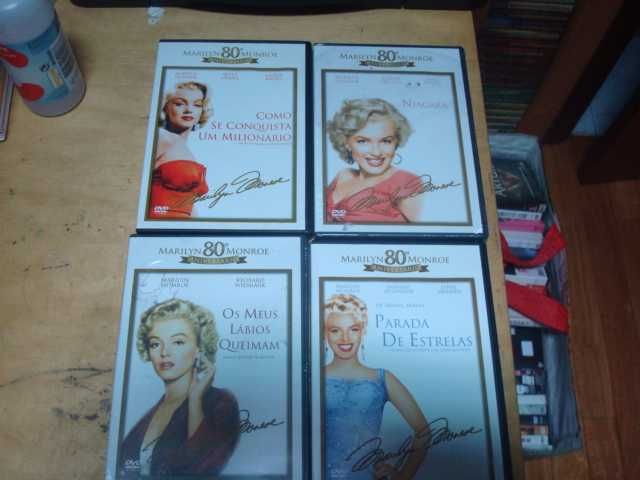 4 dvds marilyn monroe