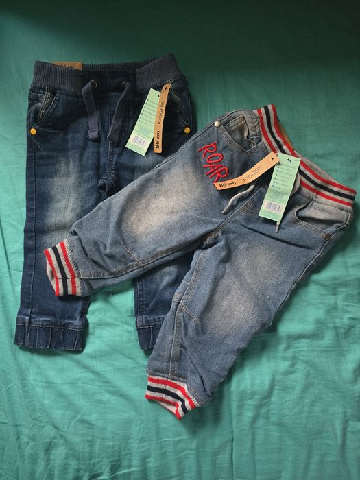 Spodnie x2 Joggers 86 nowe