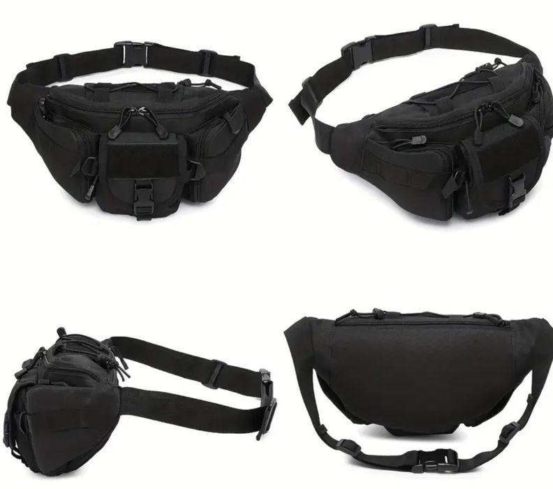 Мужская тактическая сумка - бананка  через плечо