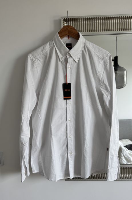 Koszula Męska Boss r. M Rickert White Oxford