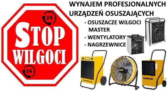 Wynajem Osuszacz Powietrza, Wentylatory i Nagrzewnice