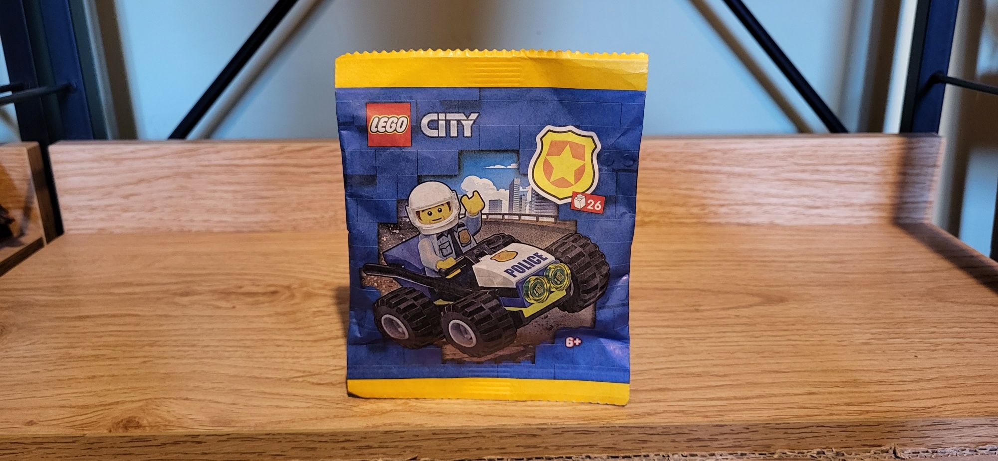 Lego City 952302 Policjant na quadzie saszetka z klockami