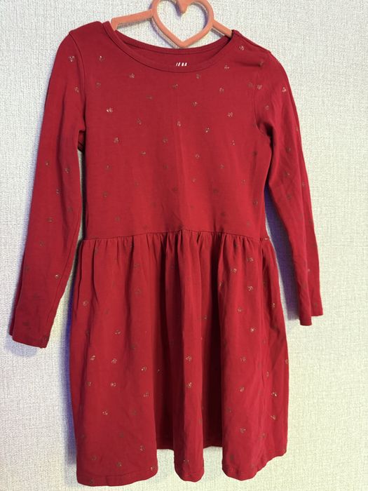 Zestaw ubrań sukienki h&m F&F Friendz Joules 110 116 serduszka kwiatki