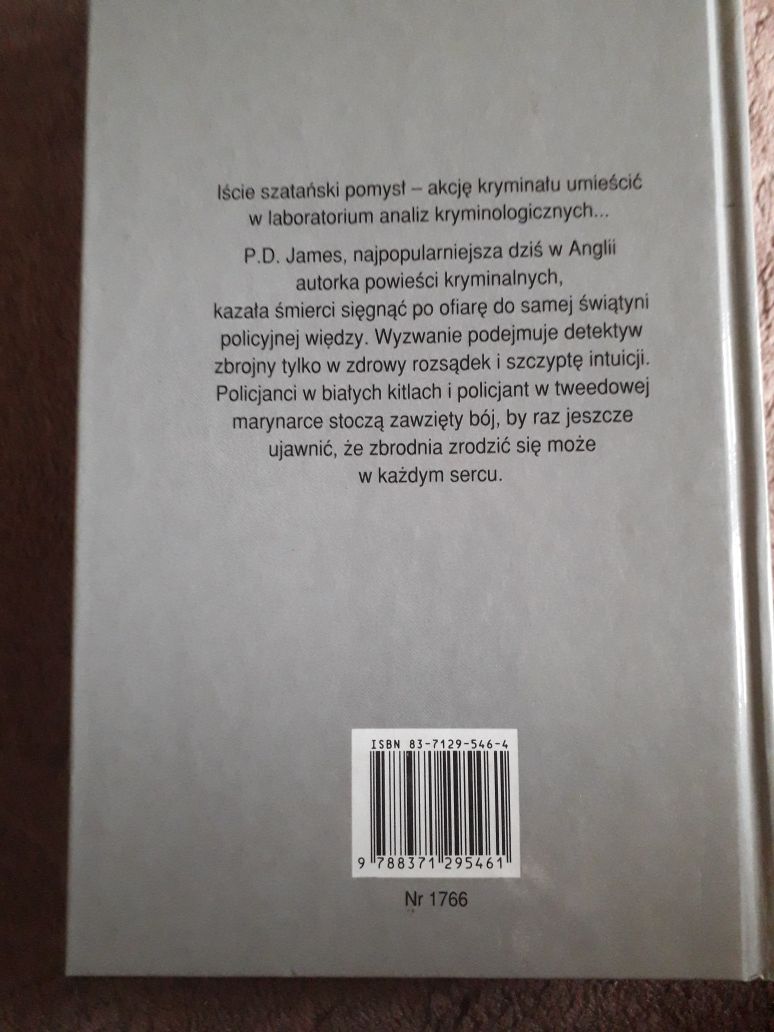 P.D.James Śmierć Każdego Dnia Kryminał twarda oprawa
