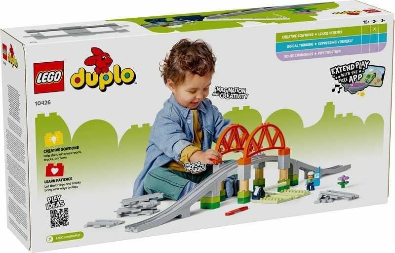 LEGO DUPLO 10426 MOST i tory kolejowe