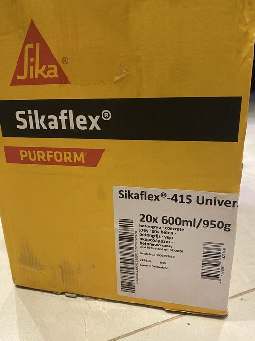 SIKA SIKAFLEX герметик-клей універсальний сірий 600 мл.