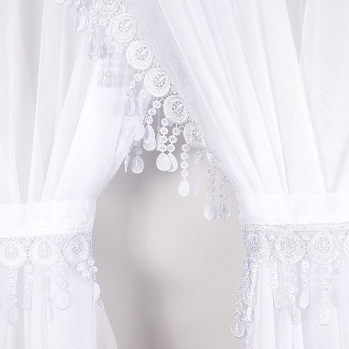 ‼️WYPRZEDAŻ ‼️Elegancka firana upinana na boki