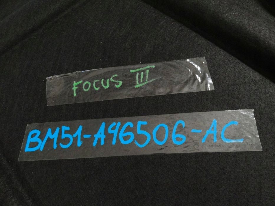 Ford Focus MK3 2012 HB 5D półka bagażnika tył BM51-A46506-AC