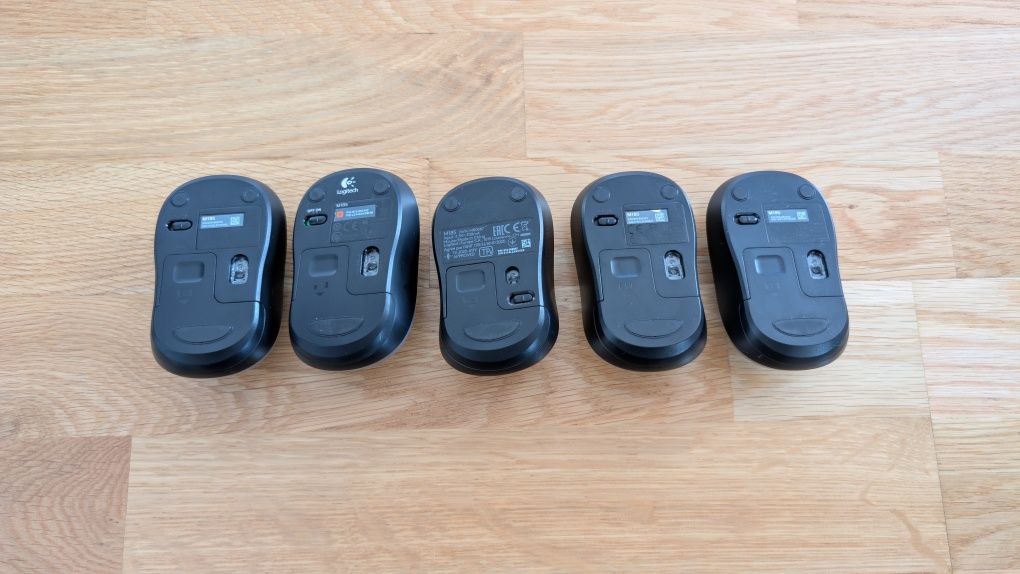 Myszka bezprzewodowa Logitech M185 - sprawne z odbiornikiem