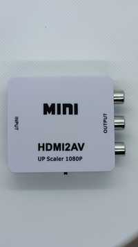 Adapter HDMI na 3RCA (cinch)