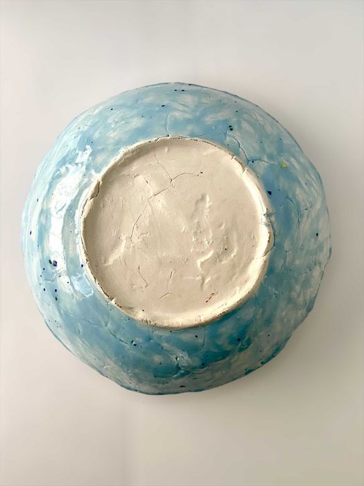 Prato decorativo artesanal