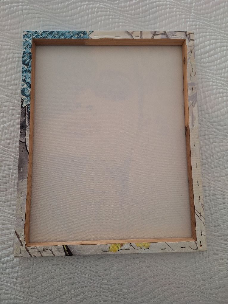 Quadro mulher com brilhantes