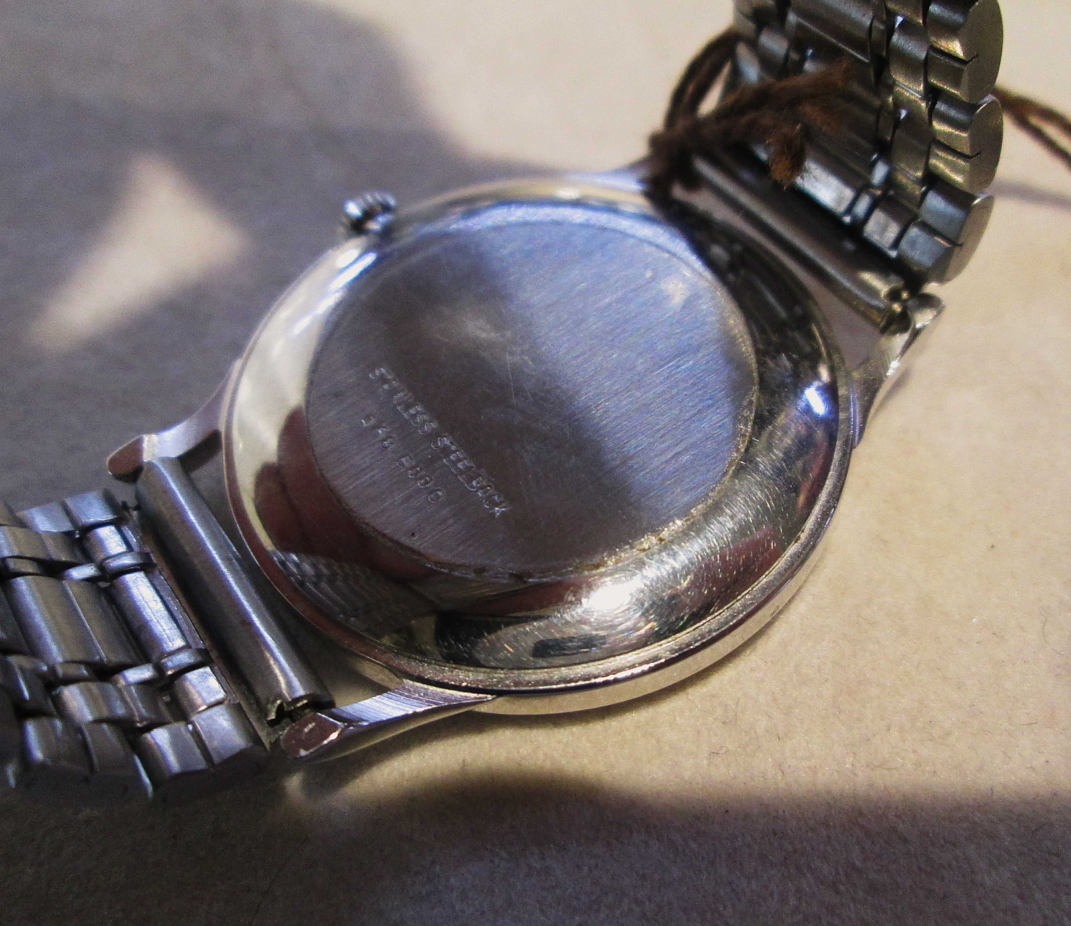 Antigo 1980 Relógio de Pulso EDOX c/ Mov. Mecânico - NOVO Stock Antigo