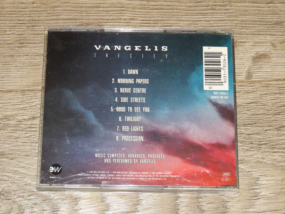 Vangelis  The City  CD