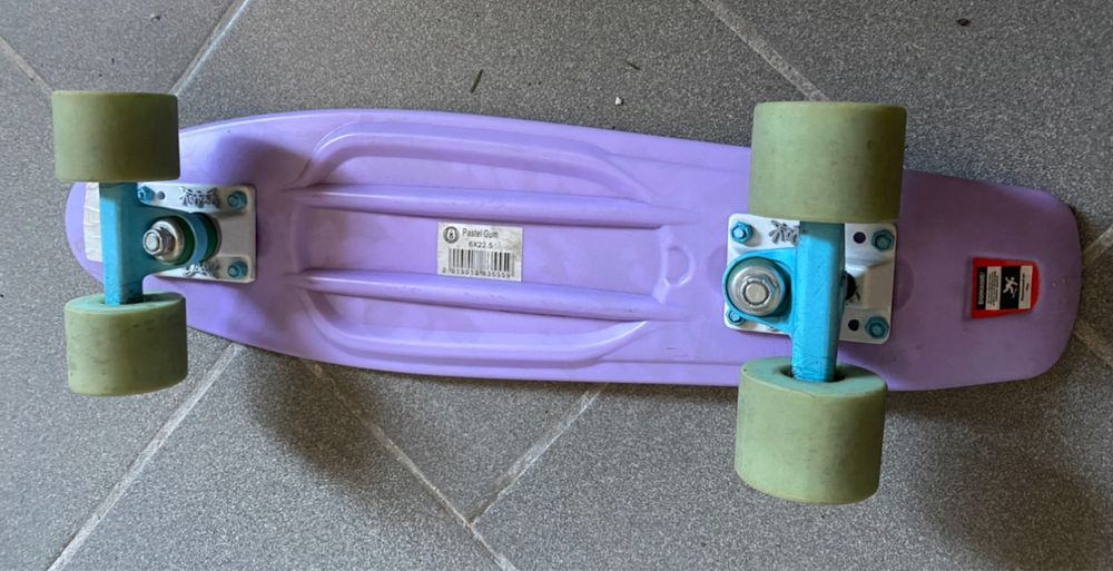 Пенни борд лиловый 56 см