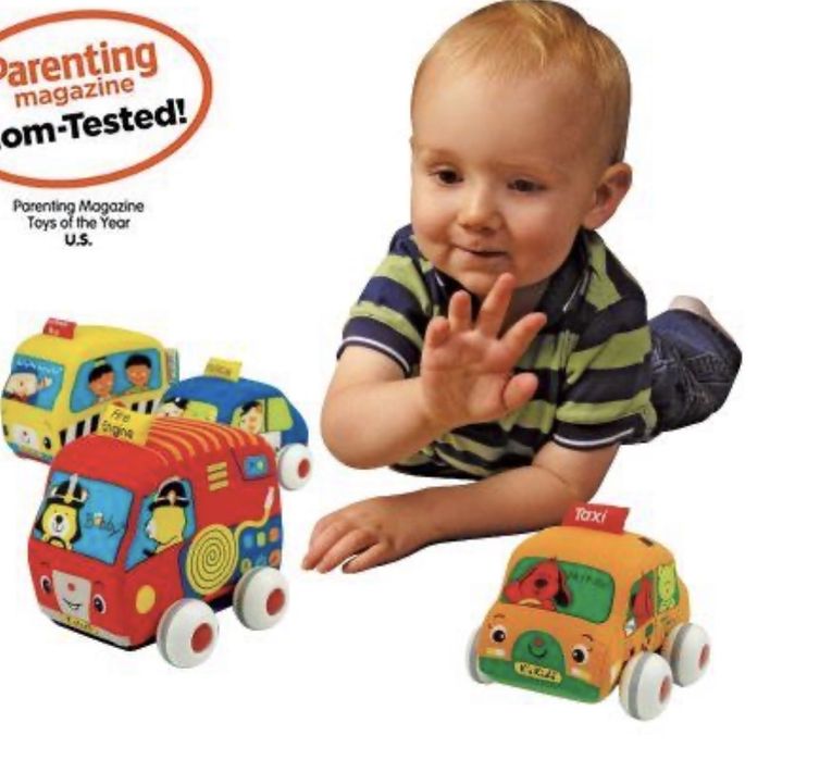 Розвиваючий набір М'які машинки (4 шт) від Melissa & Doug