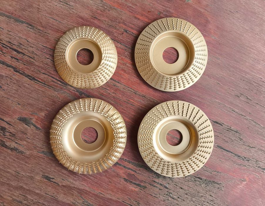 4SZT. Tarcza do DREWNA Szlifowania FREZ 100mm 22,2 Frez Tarnik Ścierne