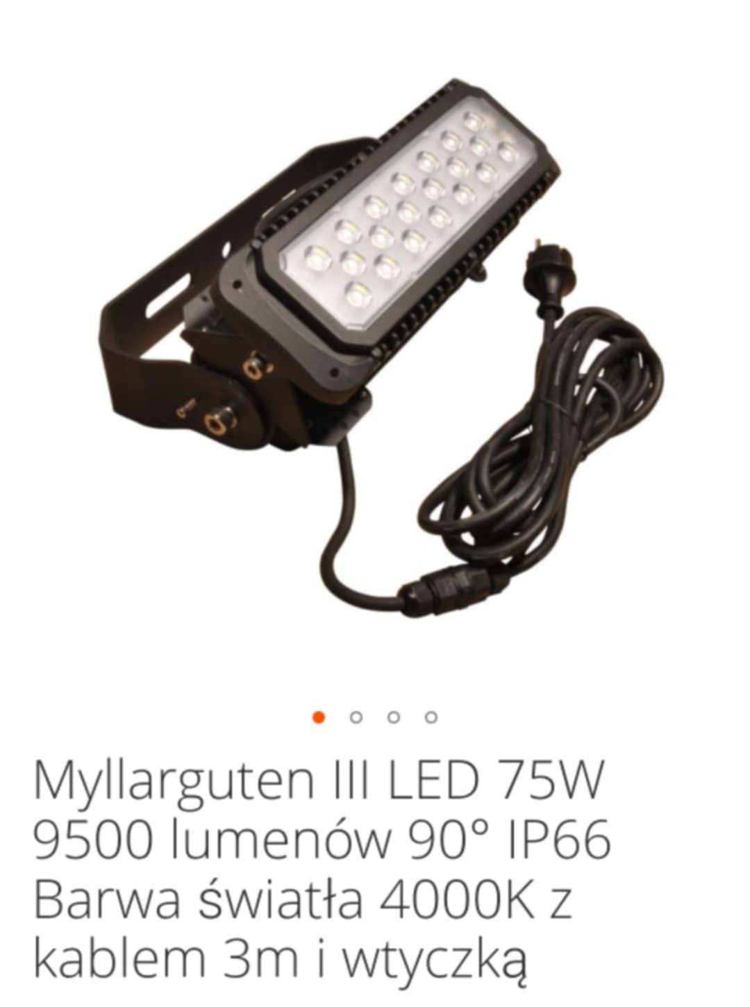 Halogen LED reflektor 75wat 4000K