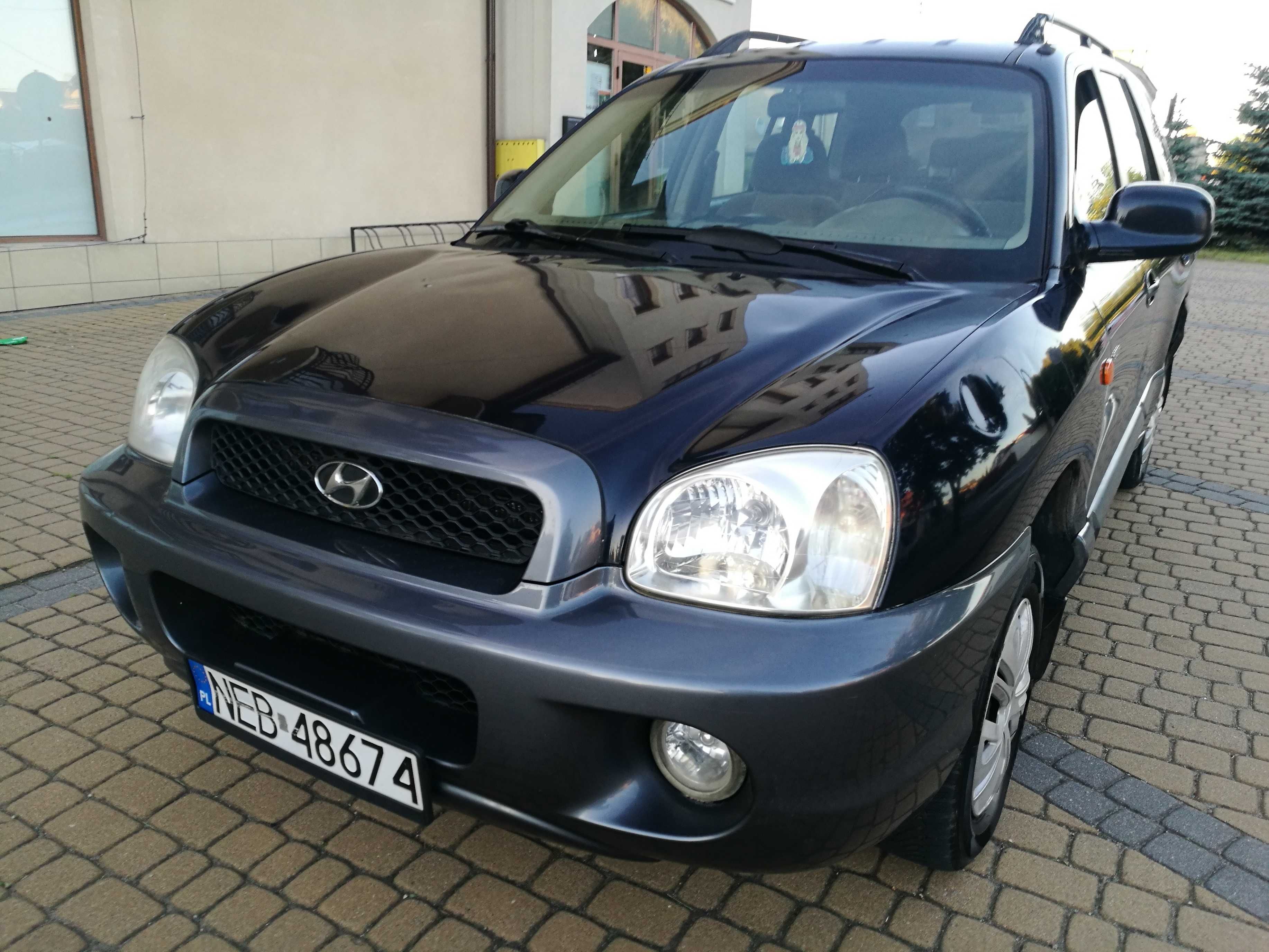 dobrze jeżdżący SUV Hyundai Santa FE. rok 2004. poj 2.0d. Ważne Opłaty