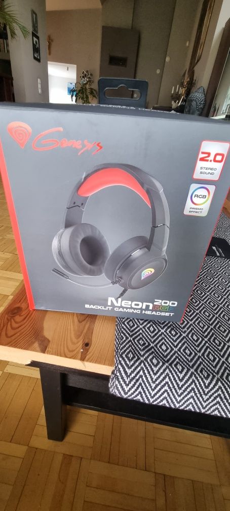 Słuchawki do gier Neon RGB 200