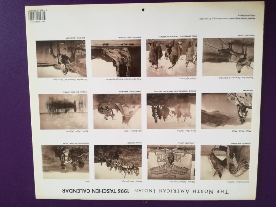 Calendar Taschen 1998 The North American Indian - para colecionar ou a