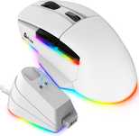 KLIM Blaze X RGB + bezprzewodowa mysz gamingowa ze stacją ładującą