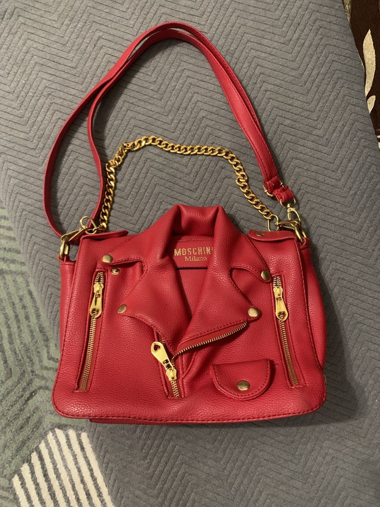 Сумка moschino biker bag