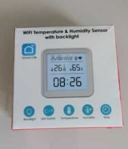 Cyfrowy czujnik temperatury i wilgotności -WiFi- aplikacja TUYA - 2szt