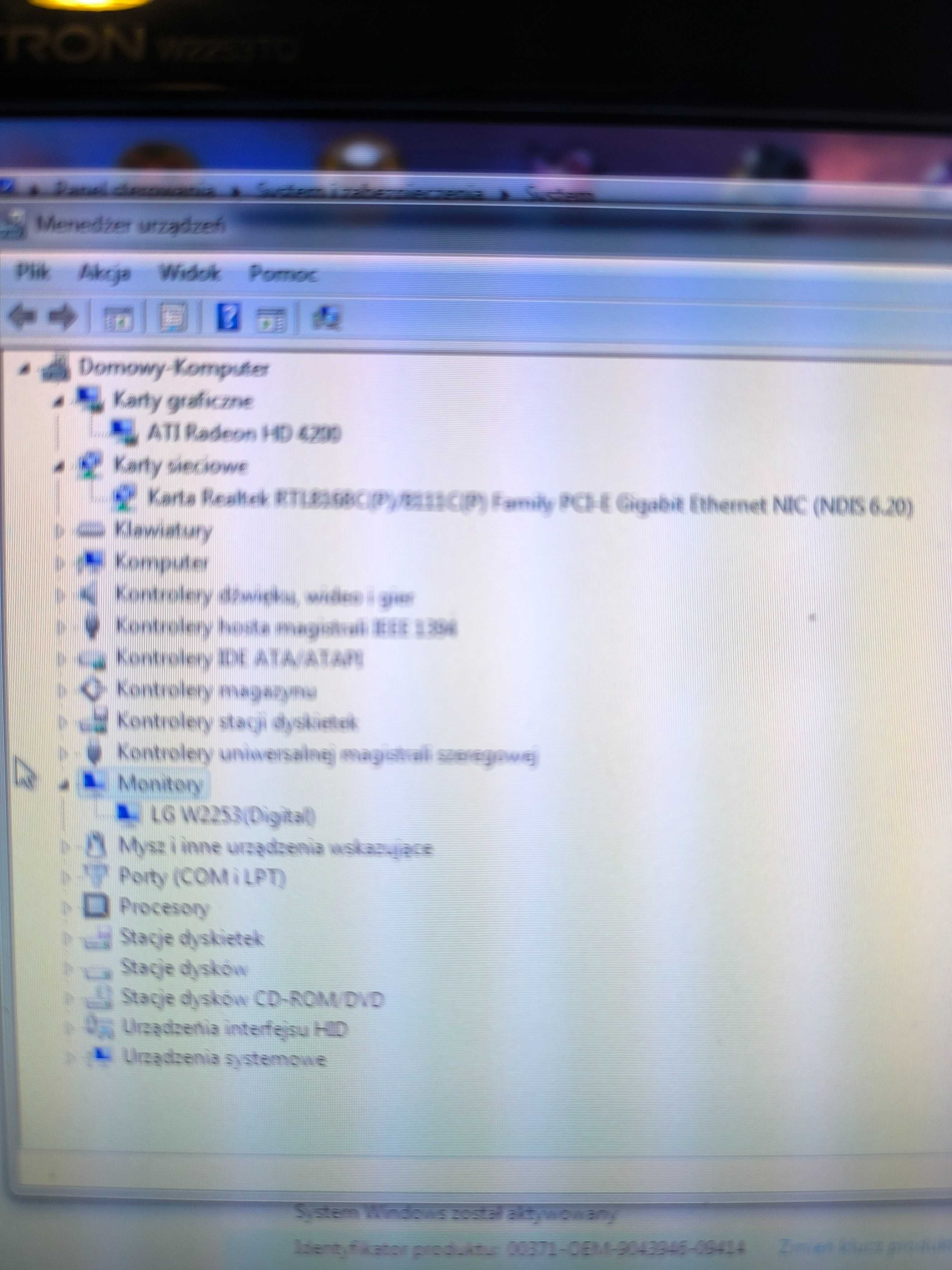 Komputer Athlon 250 3GHz, HDD 500GB, Windows 7