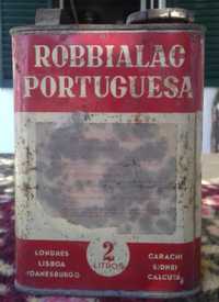 Antiga lata Robbialac Portuguesa (Oportunidade!! Baixa de preço!!)
