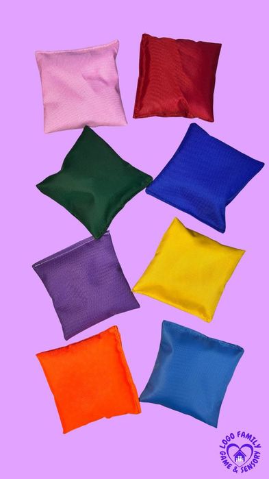 Сенсорні мішечки, набір з 8шт