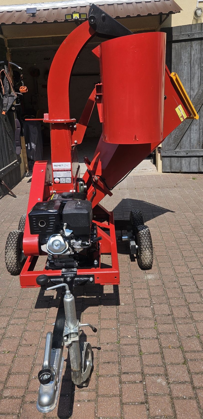 Rębak tarczowy  RTS-630 Red Dragon standard Remet z podwoziem